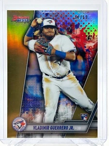 VLADIMIR GUERRERO JR 2019 BOWMANS BEST GOLD REFRACTOR 14/50 ROOKIE #36 JC - Picture 1 of 2