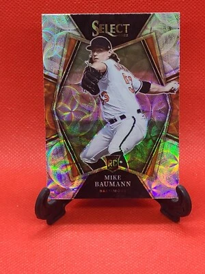 2022 SELECT PREMIER LEVEL SCOPE PRIZM #120 MIKE BAUMANN RC BALTIMORE ORIOLES - Image 1 of 3