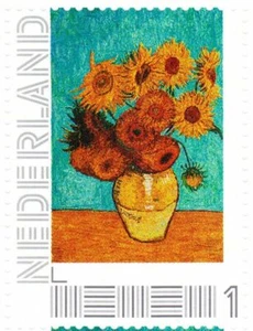 Persoonlijke postzegel Van Gogh Vaas met 12 Zonnebloemen NVPH 2751 - Afbeelding 1 van 1