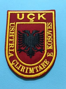 KOSOVO LIBERATION ARMY UÇK (KLA) COLLECTIBLE NEW PATCH  FLAG INSIGNIA - Picture 1 of 6