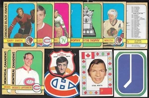 1972-73 OPC O PEE CHEE NHL WHA 210-341 PLAYER CREST TEAM CANADA & LOGO SEE LIST - Picture 1 of 483