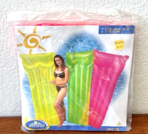 Vintage INTEX The Wet Set 2001 RAFT FLOAT MAT Swimming Pool Mat PINK NOS - Picture 1 of 7