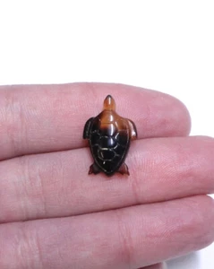 ANTIKE BAHAMAS MUSCHELSCHILDKRÖTE Meeresschildkröte Anstecknadel - Bild 1 von 3