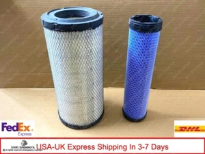 CASE 580 Backhoe Air filter Inner Outer Set Part No. 128781A1 128782A1 - Picture 1 of 9