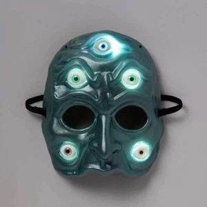Adult Light-Up Clairvoyant Mask Halloween Costume Accessory - One Size #6577 - Picture 1 of 6