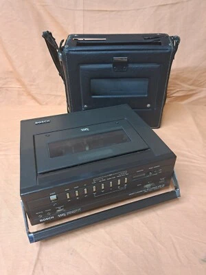 BOSCH VRP 20 Videoregistratore VHS Portatile + Custodia Vintage NON FUNZIONANTE - Immagine 1 di 4