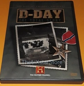 History Channel D-DAY DVD - 2004 Total Story OOP WWII 2 Military War Documentary - Foto 1 di 2