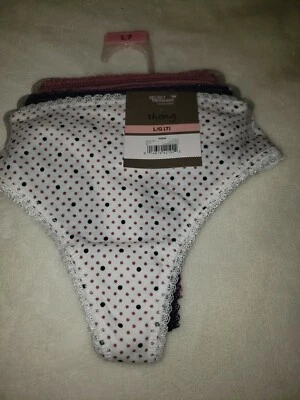 Pack de 3 tangas Secret Treasures para mujer L 7 (U1) Foto 1 de 4
