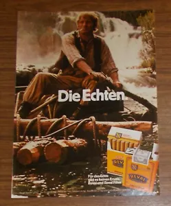 Seltene Werbung REVAL Cigaretten - Die Echten - Floß 1980 - Bild 1 von 1