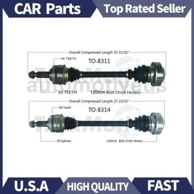 Junta de eje CV trasero izquierdo derecho TrakMotive para Toyota Supra 3,0 L 1998 1997 Foto 1 de 3