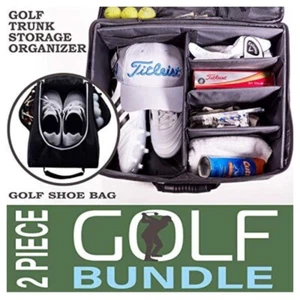 Athletico Golf Trunk Organizer - Car Storage Caddy for Golf Gear & Accessories - Picture 1 of 7