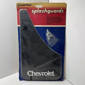 1 Pair - Powerflow - Heavy-Duty Rubber Splash Guards - Chevrolet - Picture 1 of 4