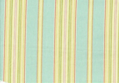 Tapicería de cortinas de algodón a rayas costeras de tela Waverly de 3,5 yardas  Foto 1 de 2