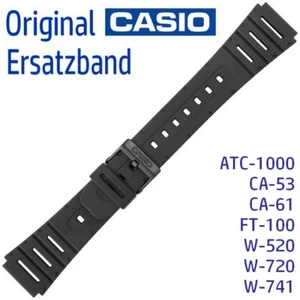 CASIO Original Band für ATC-1000 / CA-53W / W-720 / FT-100W / CA-61W / W-720G - Bild 1 von 3