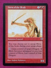 Magic The Gathering MIRAGE HIVIS OF THE SCALE single red card MTG