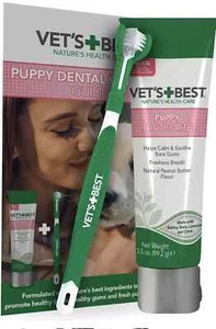 Vet’s Best Puppy Dental Kit – Dog Tooth Brushing Kit 3.5 Ounces - Picture 1 of 6