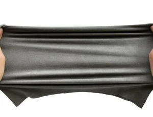 EMF Protection Silver Fiber Spandex 4 Way Stretch Fabric for Apparel and Bandana - Picture 1 of 9