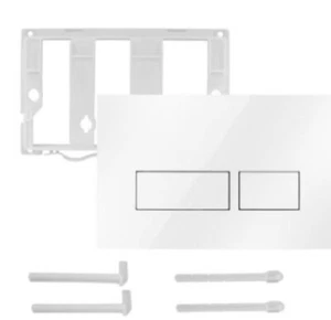 Toilet Cistern Flush Push Plate White - Compatible Sigma 20 30 50 - Picture 1 of 1