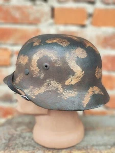  WW2 M40 Casco Alemán Segunda Guerra Mundial M40 Casco de Combate Talla 64 Envío Gratis  - Imagen 1 de 13