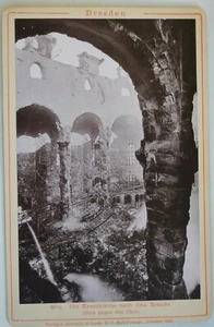 36441 Photo 1897 Dresden Kreuzkirche Fire 16. 2. 1897 Choir, by Römmler & Jonas - Picture 1 of 1