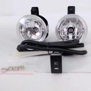 FITS 2007-2011 ISUZU D-MAX RA RC FACELIFT FOG LAMP SPOT LIGHT SET BLACK COVER - Picture 1 of 6