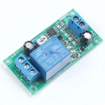 DC12V 0-60 Second Delay Time Turn off Switch NE555 Adjustable Timer Relay Module - Photo 1/4