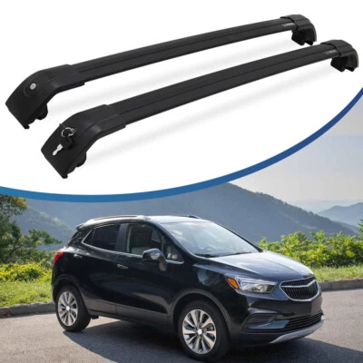 Roof Rack Cross Bars Fit for Buick Encore 2013-2022 Luggage Lockable Crossbars Foto 1 de 4