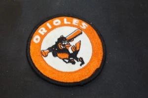 Baltimore Orioles MLB Baseball Team Orange & Black Round Cloth Patch-Scarce - Picture 1 of 2