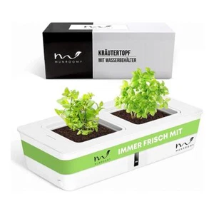 MUNROOMY vaso per piantine erbe aromatiche per interni con autoirrigante - Imagen 1 de 7