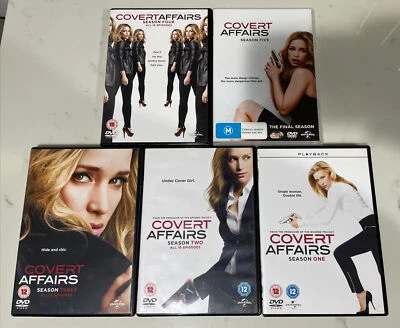 Covert Affairs - Complete Series - DVD Region 2 4 (UK) - Piper Perabo -1 2 3 4 5 - Image 1 of 4