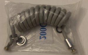 Gray Spiral Bidet Hose - Picture 1 of 4