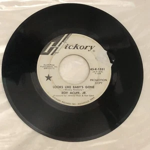 Roy Acuff Jr Look Like Baby’s Gone Record 45 Vinyl Hickory Records - Picture 1 of 2