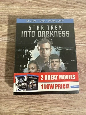 Star Trek into Darkness & Star Trek Blu-ray+DVD 2 Great Movies New Sealed - Image 1 of 4