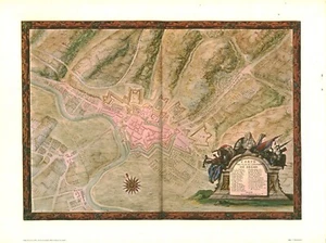 Document réédition Atlas de Louis XIV carte de Sedan - Picture 1 of 1