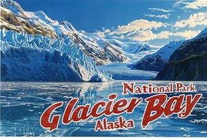 Glacier Bay Nationalpark, nahe Juneau, Alaska -- neue Postkarte - Bild 1 von 2