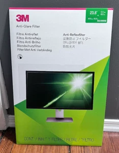 3M™ Anti-Glare Screen Filter for Monitors, 23.8" Widescreen (16:9), AG238W9B - Picture 1 of 7
