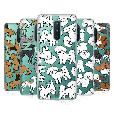 HEAD CASE DESIGNS DOG BREED PATTERNS 4 SOFT GEL CASE FOR GOOGLE ONEPLUS PHONES - Image 1 of 4