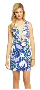 Lilly Pulitzer Janice Knit Shift Dress - Spectrum Blue Catwalk (MSRP $188) - Picture 1 of 4