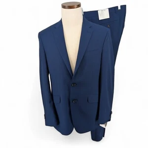 Kenneth Cole Herren Ready Flex Slim Fit Anzug Blau Jacke 38R Anzughose 31x32 - Bild 1 von 11