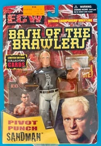 2000 OSFTM ECW Bash of the Brawlers Pivot Punch SANDMAN WWE Hak raro L@@K! - Foto 1 di 15