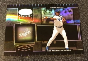 Adrian Beltre #107 2004 corte certificado hoja 1/1 mármol negro Los Angeles Dodgers - Imagen 1 de 2