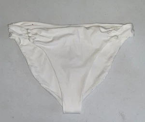 Red Carter Womens High Waisted Bikini Bottoms White Size Large - Picture 1 of 3