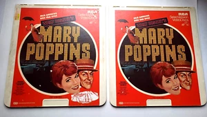 WALT DISNEY'S MARY POPPINS Vintage Videodisc RCA SelectaVision 2 DISC SET CED - Picture 1 of 5