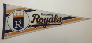 Vintage 1990's MLB Kansas City Royals Baseball 30" Collectible Felt Pennant - Picture 1 of 6