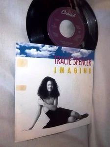 TRACIE SPENCER-IMAGINE/HIDE AND SEEK CAPITOL 44268 VG+/VG+ 45+PS - Picture 1 of 1
