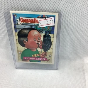 LICKIN' LEON 408a 1987 Topps Garbage Pail Kids Series 10 GPK OS10 - Picture 1 of 2