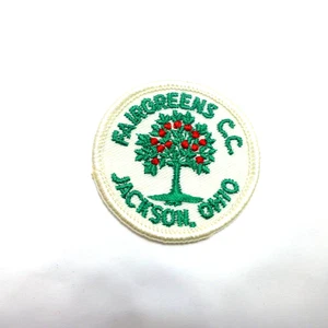 Vintage Fairgreens country golf club Jackson Ohio patch apple tree - Picture 1 of 2