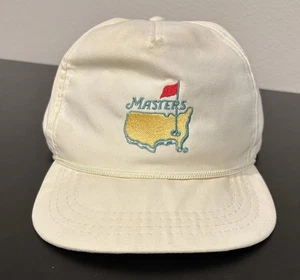 De colección Augusta National Members Sombrero Blanco Masters Correa Cuerda Derby Gorra - Imagen 1 de 8