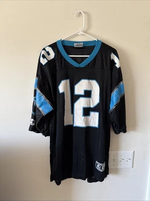 Camiseta deportiva para hombre Starter Vintage 1995 Carolina Panthers Kerry Collins #12 talla 52 Foto 1 de 4