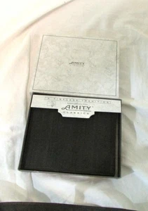 Amity Classics Sonoma Executive schwarze Leder Geldbörse, neu im Karton - Bild 1 von 5